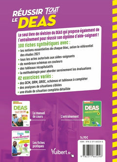Réussir tout le DEAS en 100 fiches de révision et 42 entraînements