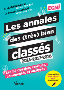 Les annales des (très) bien classés 2016-2018
