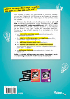 Les annales des (très) bien classés pour les EDN