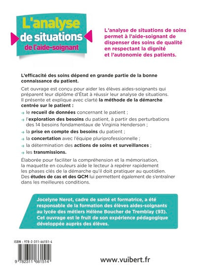 L'analyse de situations de l'aide-soignant - DEAS
