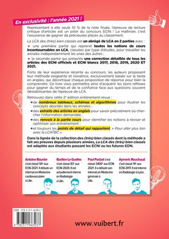 La LCA des (très) bien classés pour les ECNi/EDN