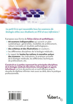60 examens de biologie pour l'infirmier