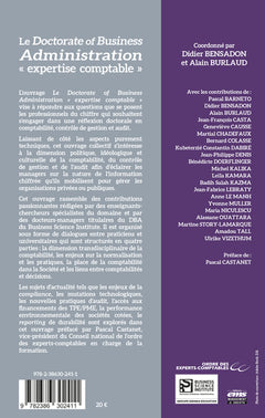Le Doctorate of Business Administration "expertise comptable"