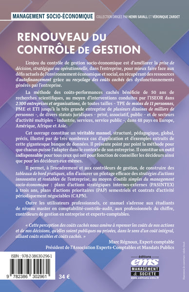 Renouveau du contrôle de gestion