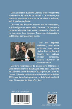 Cette trace de ta vie dans la mienne