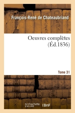 Oeuvres complètes Tome 31