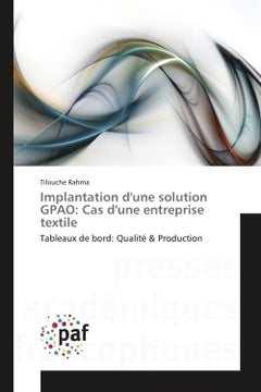 Implantation d'une solution GPAO