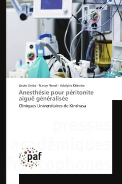 Anesthesie pour peritonite aiguë generalisee