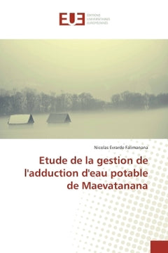 Etude de la gestion de l'adduction d'eau potable de Maevatanana