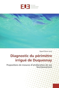 Diagnostic du périmètre irrigué de Duquesnay