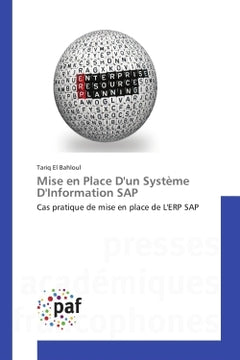 Mise en place d'un système d'information SAP