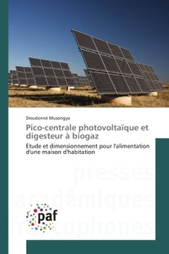 Pico-centrale photovoltaïque et digesteur A biogaz
