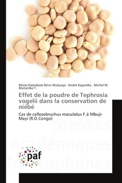 Effet de la poudre de Tephrosia vogelii dans la conservation de niebe