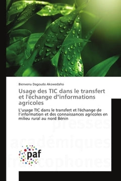 Usage des TIC dans le transfert et l'echange d'informations agricoles