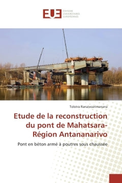 Etude de la reconstruction du pont de Mahatsara-Region Antananarivo