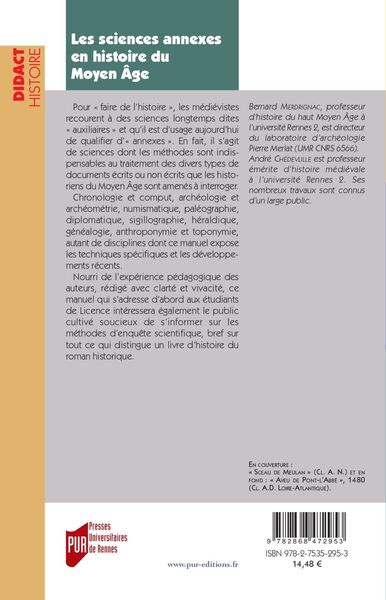 Sciences annexes en histoire du Moyen Âge