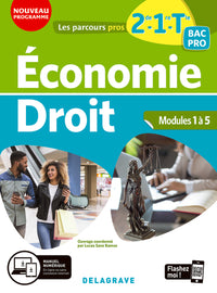 Économie-Droit 2de, 1re, Tle Bac Pro (2020) - Pochette élève