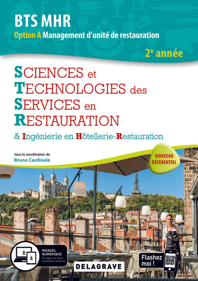 Sciences et Technologies des Services en Restauration (STSR) 2e année BTS MHR (2020) - Pochette élève