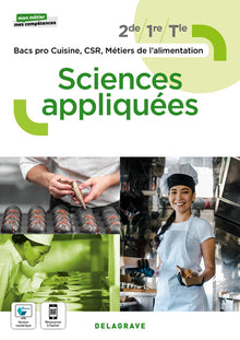 Mon métier, mes compétences - Sciences appliquées 2de, 1re, Tle Bac Pro Cuisine, CSR et Métiers de l'alimentation (2022) - Pochette élève