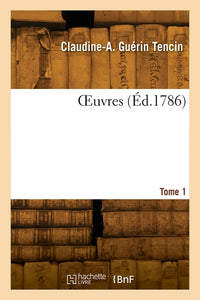 Oeuvres de Madame de Tencin