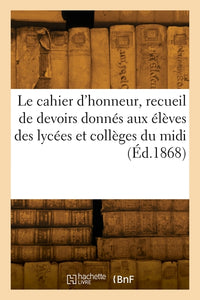 Le cahier d'honneur