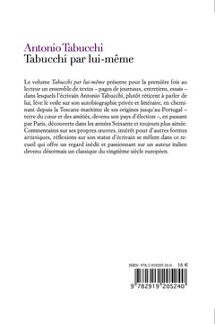 Tabucchi par lui-même