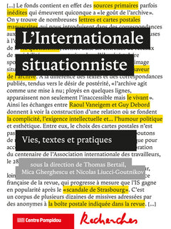 Recherches n° 4 - L'internationale situationniste.