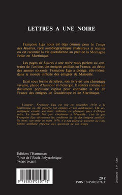 Lettres à une Noire