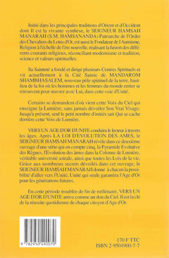 Vers un age d'or d'unité, soyez libres de toute chaîne