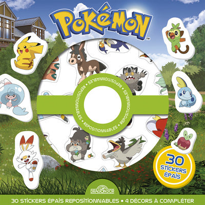 Pokémon - Pochette de stickers repositionnables