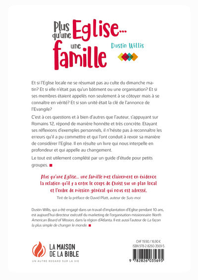 Plus qu'une Eglise... une famille