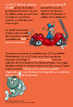 LECTURES AMUSANTES T4 DYS - M.S.O. METHODE SYLLABIQUE ORALE