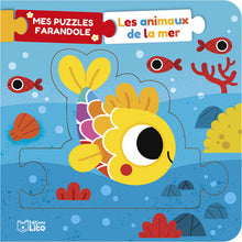 Mes puzzles farandoles - Les animaux de la mer