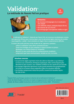 Validation® (3e édition) La méthode de Naomi Feil en pratique