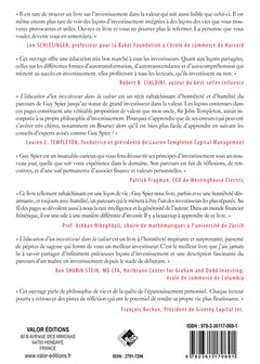 L'éducation d'un investisseur dans la valeur