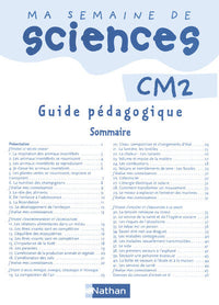 Ma semaine de sciences CM2