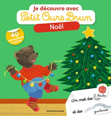 Je découvre Noël avec Petit Ours Brun - Premiers autocollants - Dès 2 ans