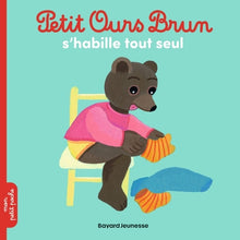 Petit Ours Brun s'habille tout seul - livre à matières