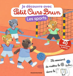Je découvre les sports avec Petit Ours Brun - Premiers autocollants - Dès 3 ans