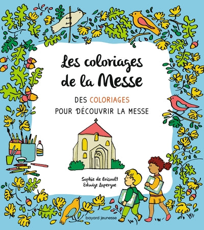 Les coloriages de la messe: activité coloriage