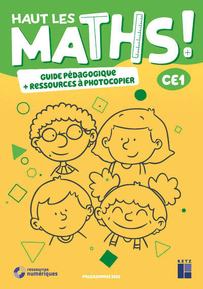 Haut les maths CE1- Guide pédagogique + Ressources à photocopier ED 2021