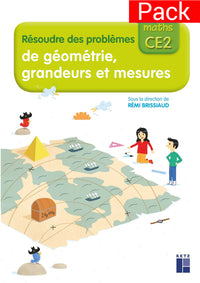 Cahier résoudre des problèmes de géométrie, grandeurs et mesures CE2