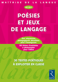 Poésies et jeux de langage CP CE1