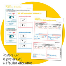 Haut les maths CP - Posters