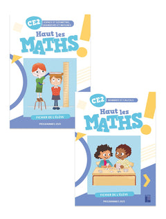 Haut les maths ! CE2 - Fichier de l'élève en 2 volumes - Programmes 2025