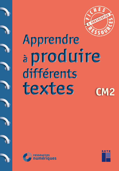 Apprendre à produire différents textes CM2