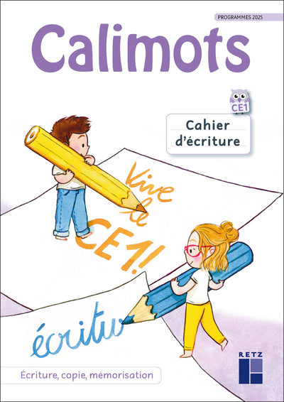Calimots CE1 - Cahier d'écriture