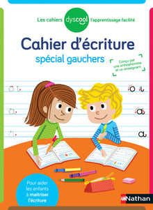 Cahier d'écriture pour gaucher