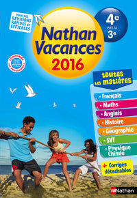 Nathan Vacances Collège - De la 4e vers la 3e