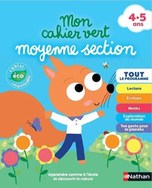 Mon cahier vert Moyenne section